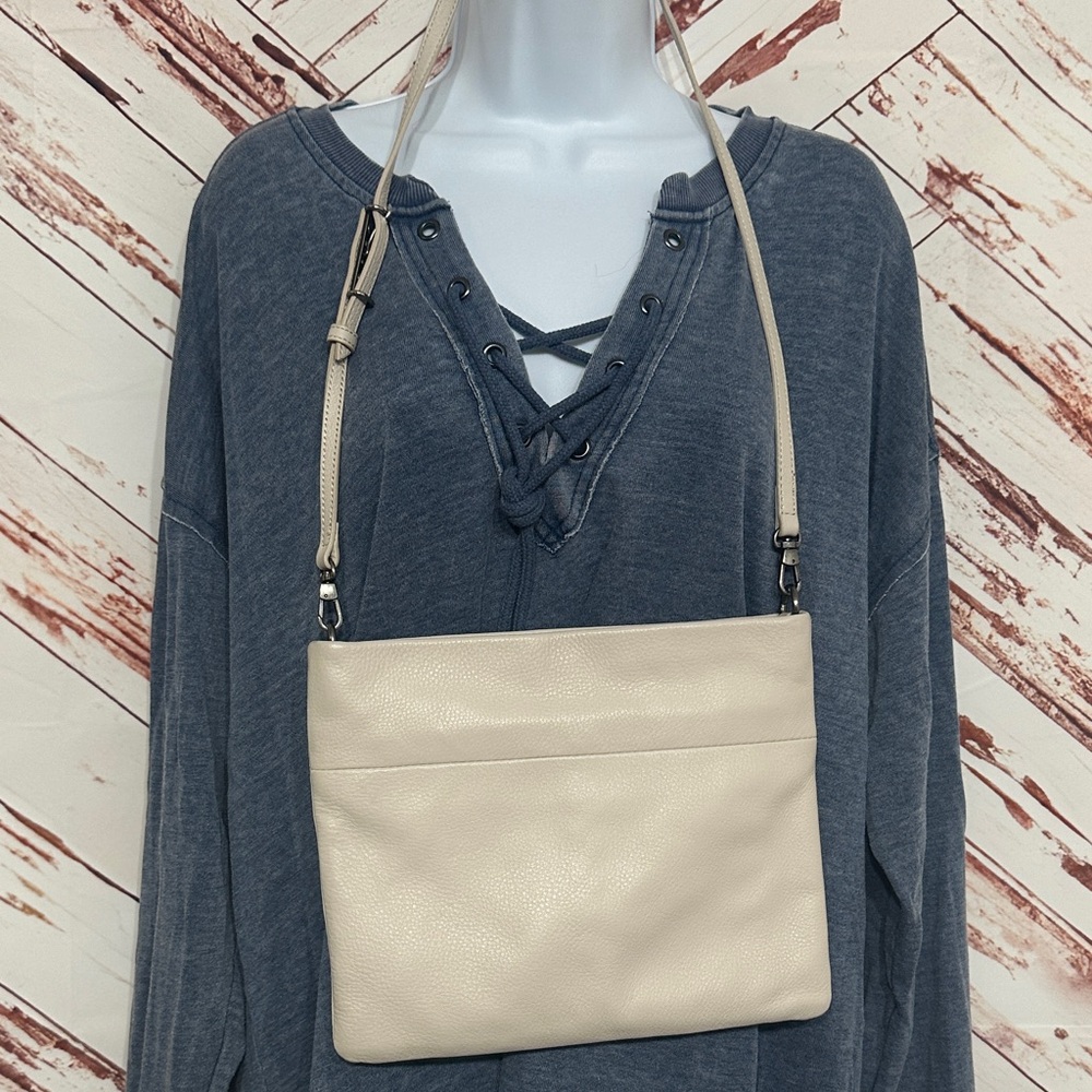 NWOT  soft leather crossbody bag by The Sac